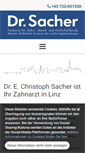 Mobile Screenshot of dr-sacher.at